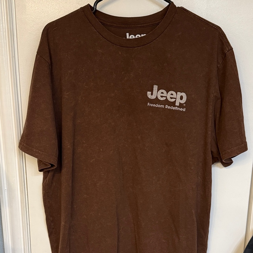 Jeep Dark Brown Short Sleeve Tee